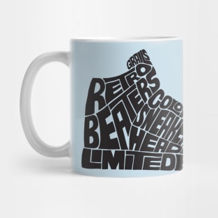 Sneakerhead detailed black Mug